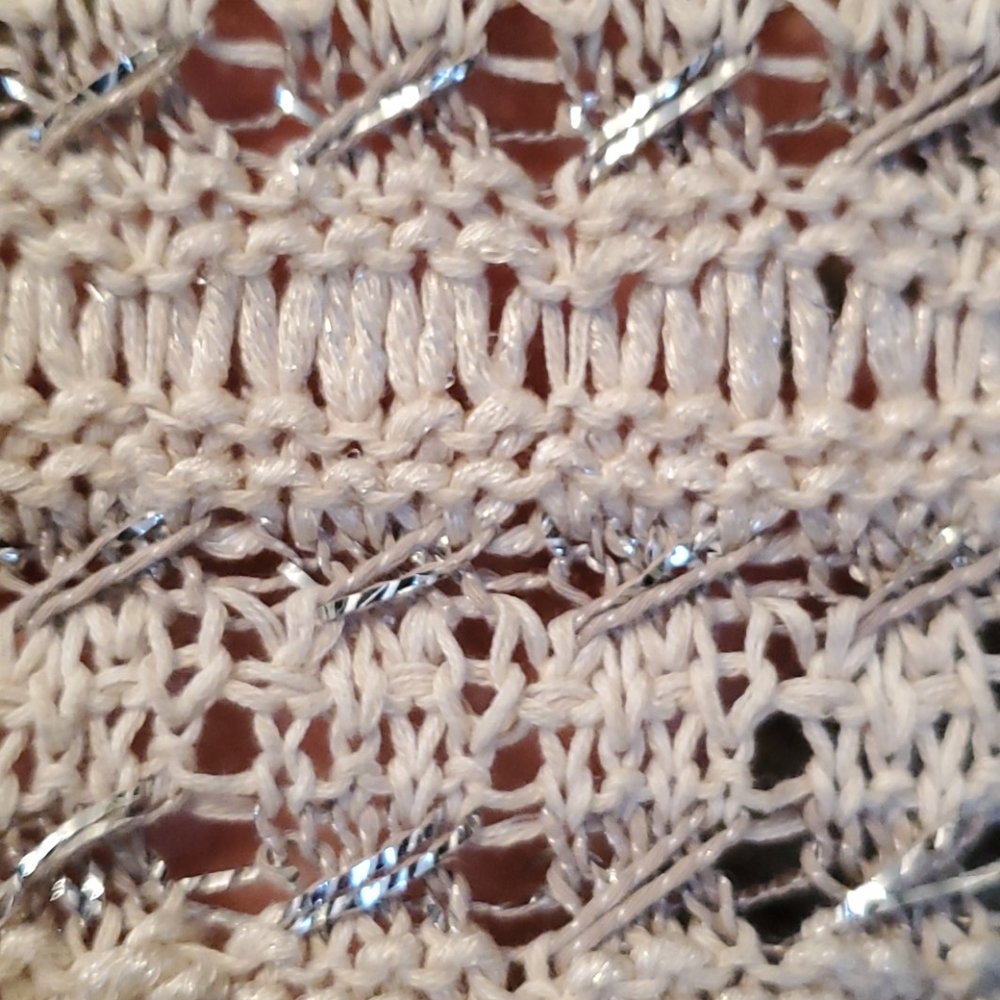 Silver stitch Weaved Sweater